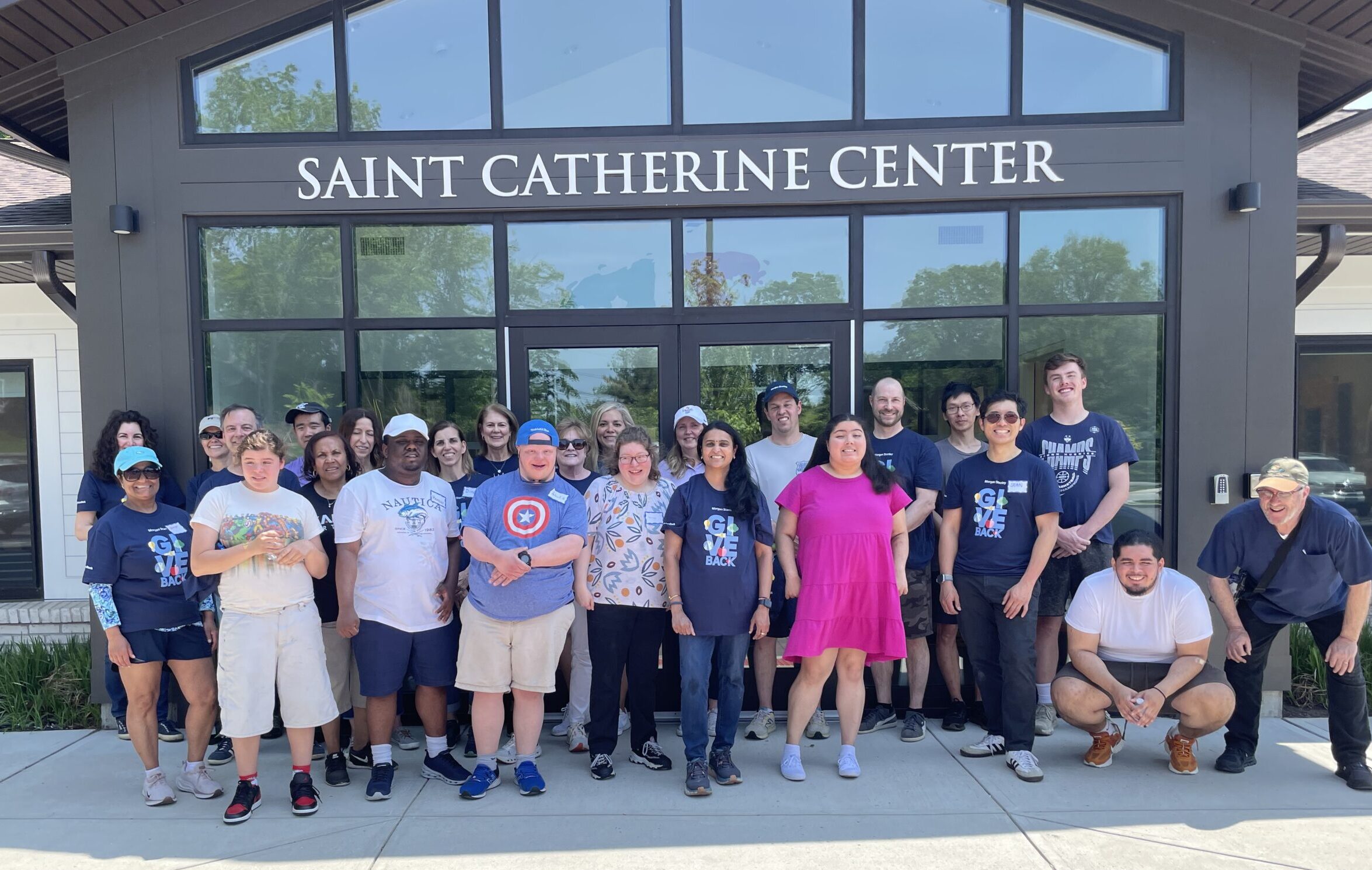 Morgan Stanley Volunteers Help the Center Bloom